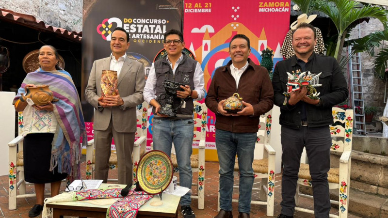 Ya viene el Tianguis Artesanal de Occidente de Michoacán, anuncia Casart