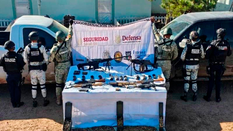 Más del 75% de armas aseguradas al crimen llegan desde EEUU; advierten por armamento de alto poder