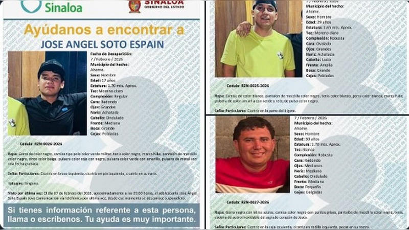 Reportan secuestro múltiple en Sinaloa; seis personas fueron privadas de la libertad
