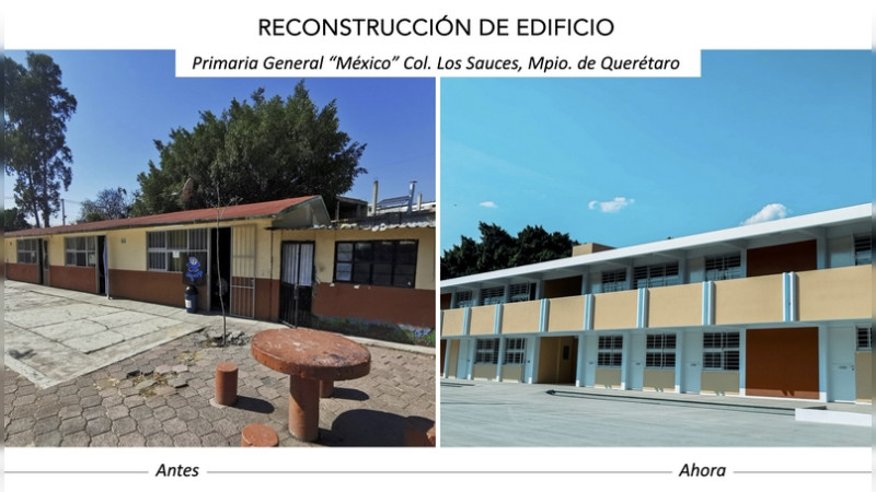 Querétaro fortalece su infraestructura educativa