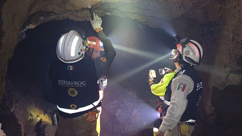 Continúan labores de búsqueda en mina Santa Fe con supervisión en campo