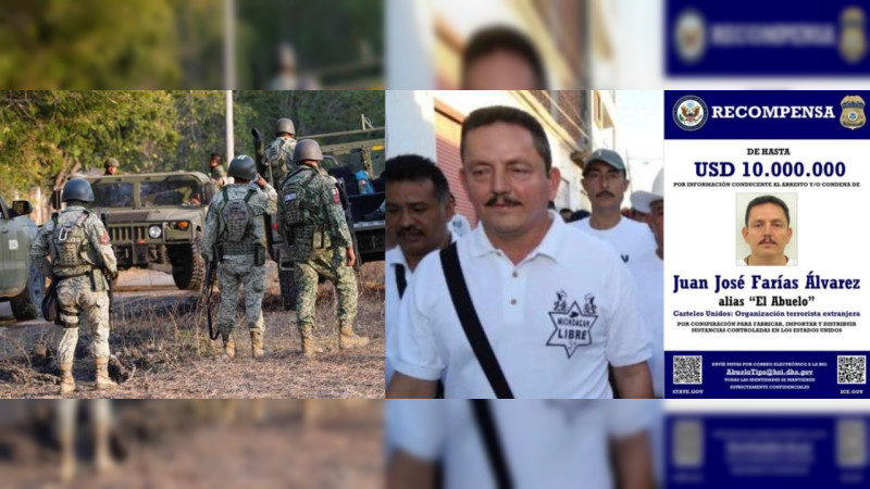 Fuerte operativo militar en Tepalcatepec, Michoacán, desata bloqueos carreteros: Trasciende captura de hijo del mayor capo de la entidad con recompensa de 10 millones dólares en EEUU 