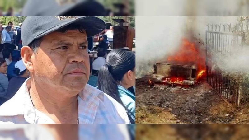 Hallan calcinado al defensor ambiental Lázaro Mendoza, a días de su desaparición en Salvador Escalante, Michoacán