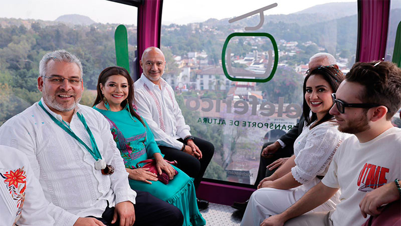 Bedolla visualiza al teleférico de Uruapan como motor económico y turístico