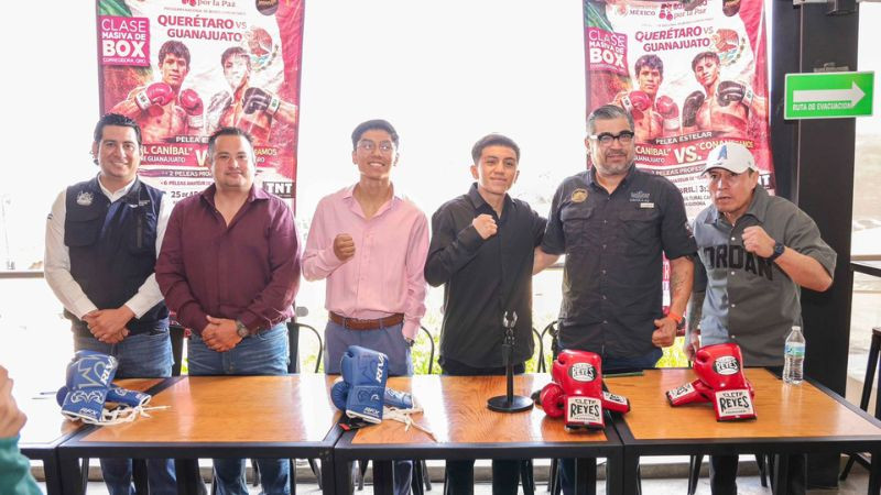 Querétaro se prepara para una gran fiesta del boxeo con clase masiva y cartelera de alto nivel