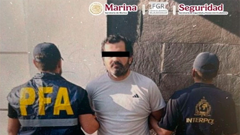 Capturan en Argentina a contralmirante por su presunta participación en huachicol fiscal 