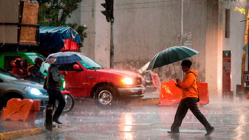 Prevén lluvias fuertes en gran parte del país y regreso de ola de calor