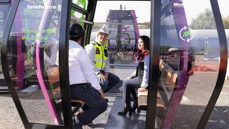 Este año se inaugurará el teleférico de Morelia: Bedolla