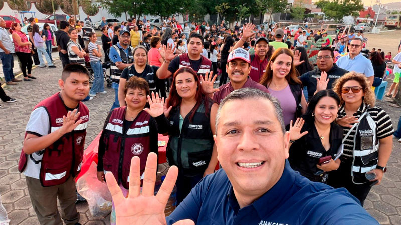 Es momento de unidad: Barragán llama a trabajar mano a mano con la ciudadanía de Morelia