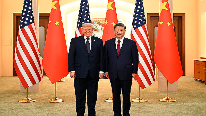 Asegura Trump que no habló sobre aranceles con Xi Jingpin