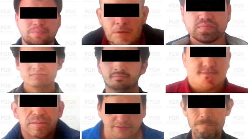Logra la FGR la vinculación a proceso de 10 presuntos integrantes de grupo delictivo de Sinaloa 