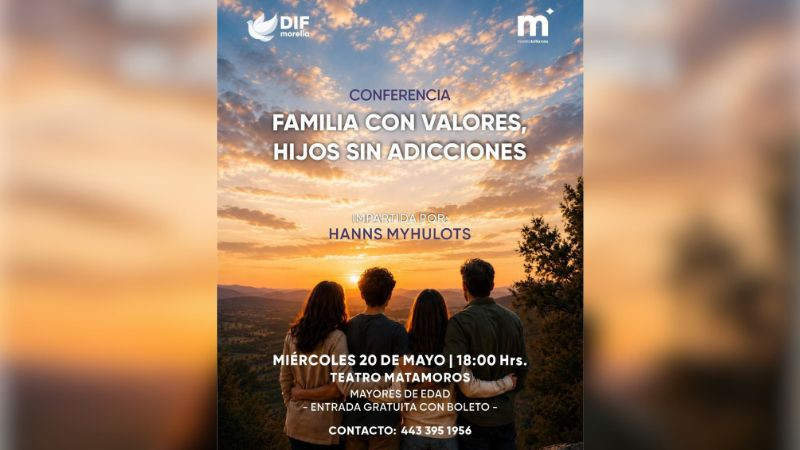 Paola Delgadillo invita a conferencia de prevención de adicciones por el Día de la Familia