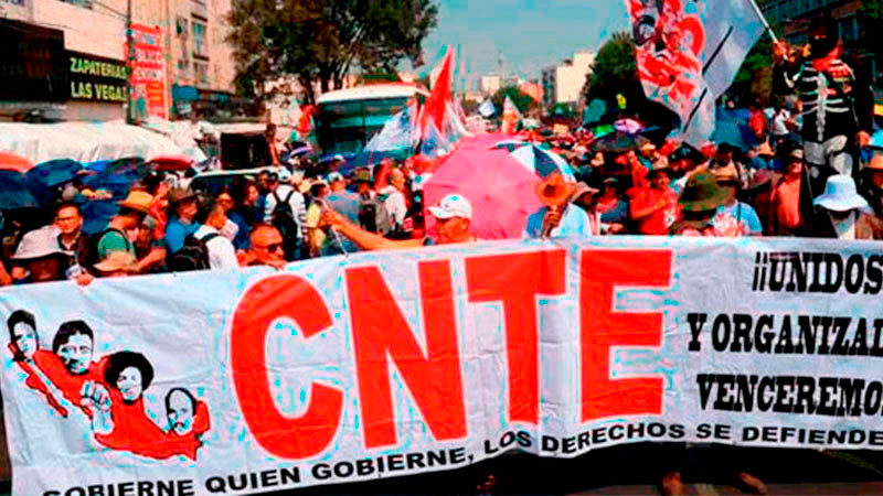 Inicia paro nacional de la CNTE; habrá megamarcha en la CDMX